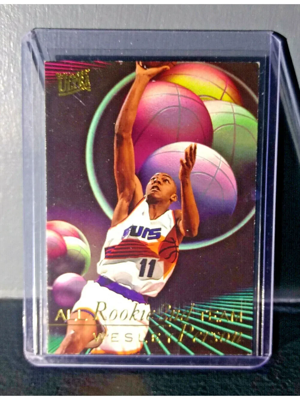 1995-96 Wesley Person Fleer Ultra All-Rookie Team #9 Basketball Card